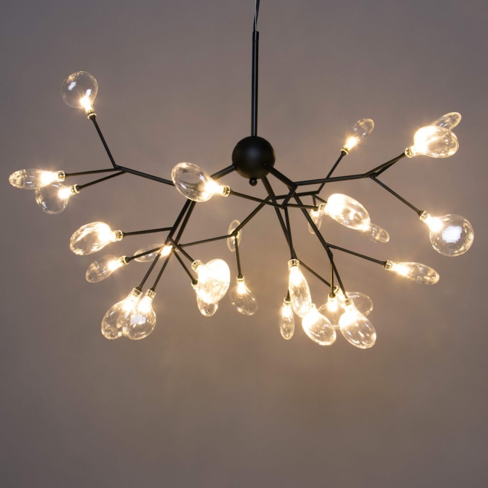 Suspension en verre noir 75 cm — vue 4