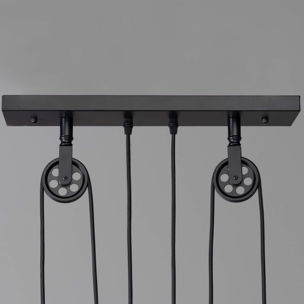 Suspension en métal noir 88 cm — vue 4