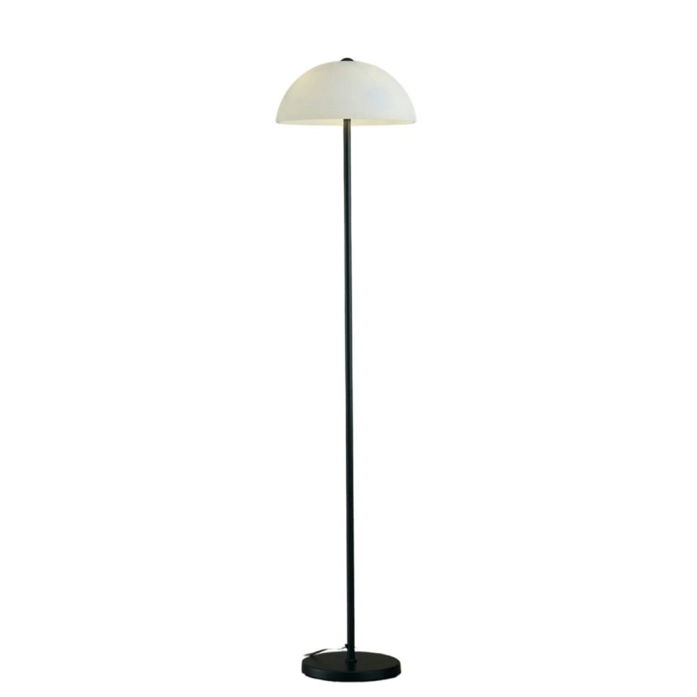 Lampadaire en verre noir et blanc 155 cm
