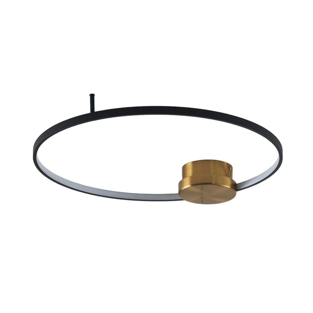 Kosilum Deckenleuchte aus Stahl, Aluminium und Silizium 67 cm, Gold Metall