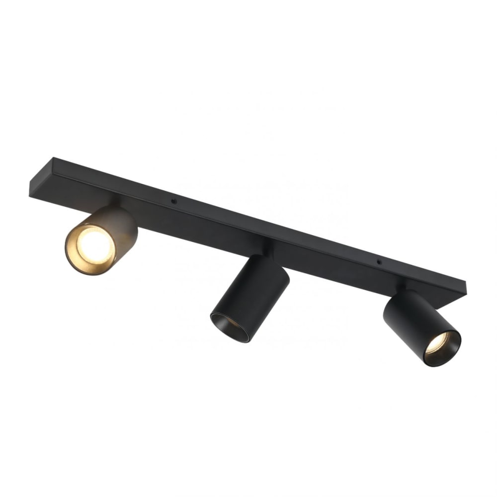 Plafonnier en aluminium Noir 60 cm