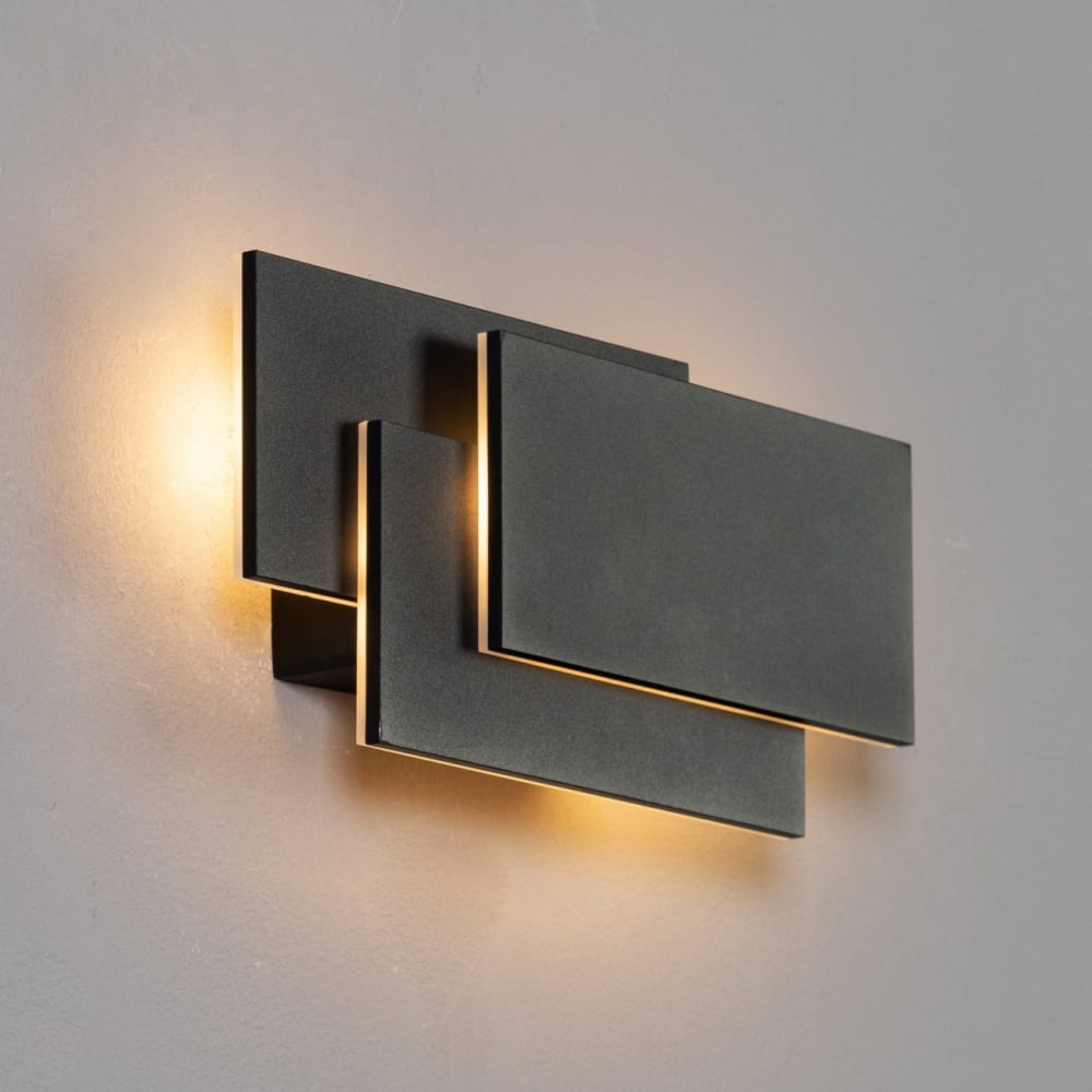 Applique en aluminium noir 26 cm - Maisons du Monde