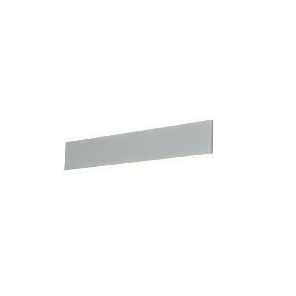 Kosilum Große LED Wandleuchte 50 cm - Bastia Weiß Metall