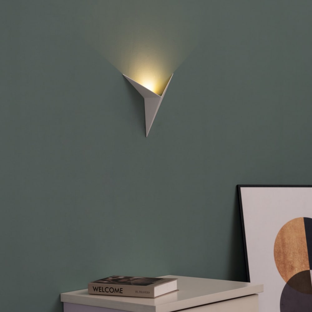 Applique en métal blanc 24.5 cm — vue 4
