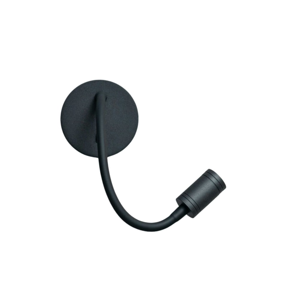 Kosilum Applique en aluminium noir 34 cm - Métal