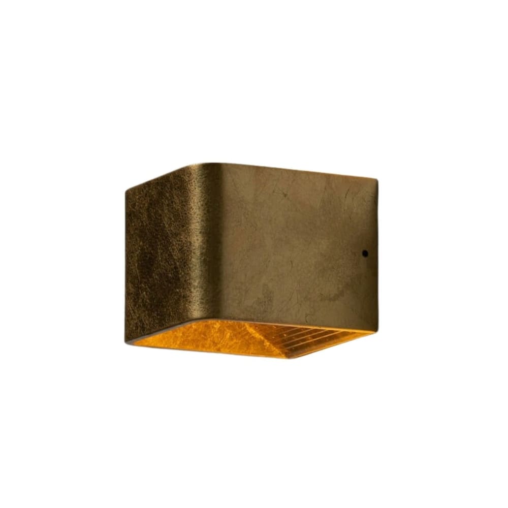 Applique en aluminium Doré 10 cm