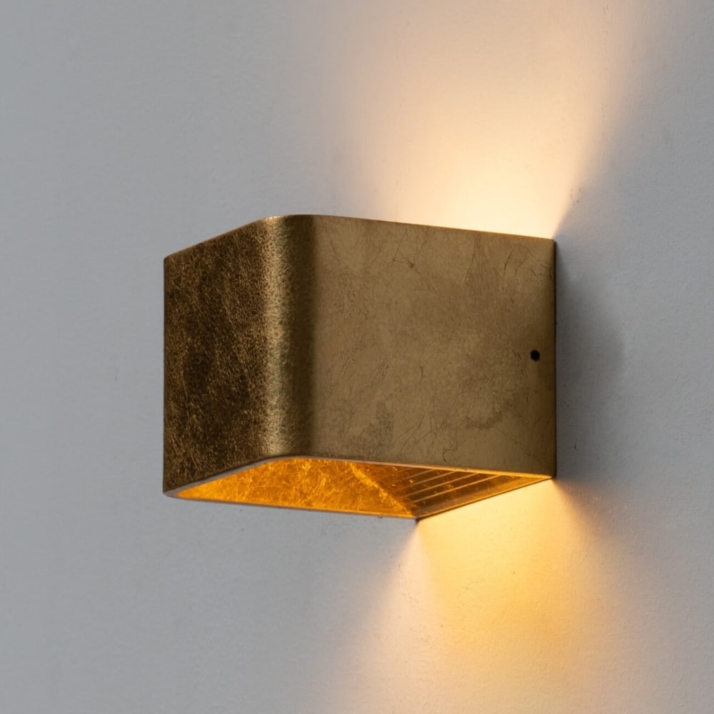 Applique en aluminium doré 10 cm — vue 3