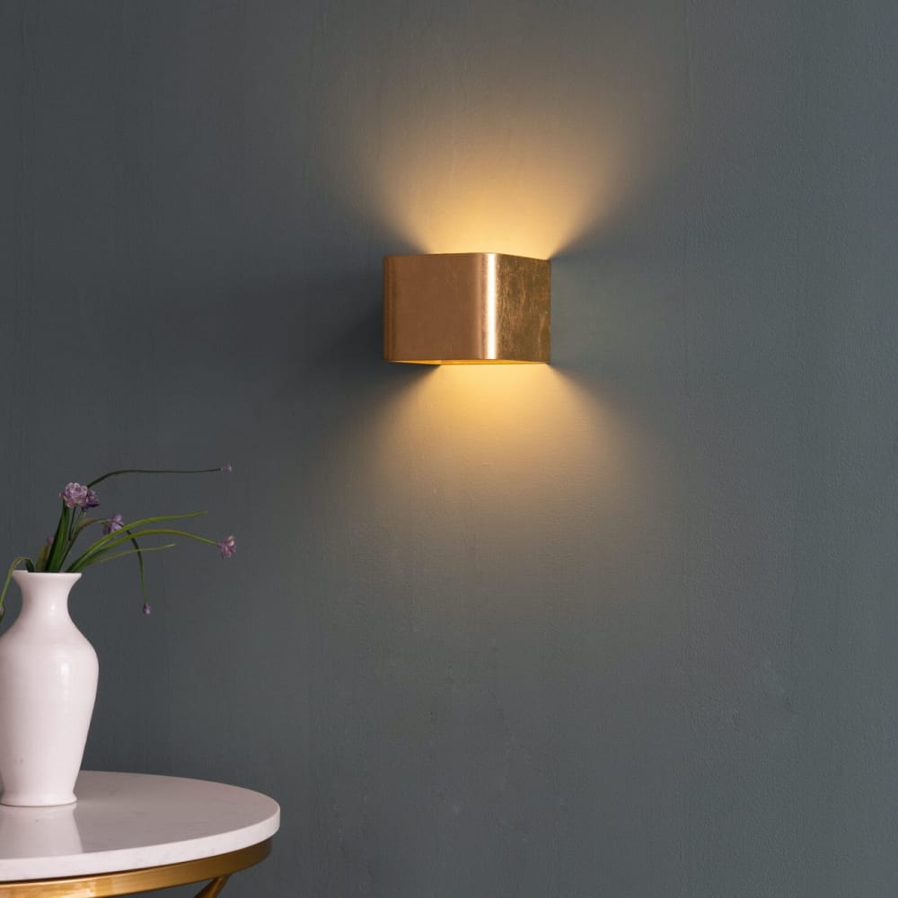 Applique en aluminium doré 10 cm — vue 4