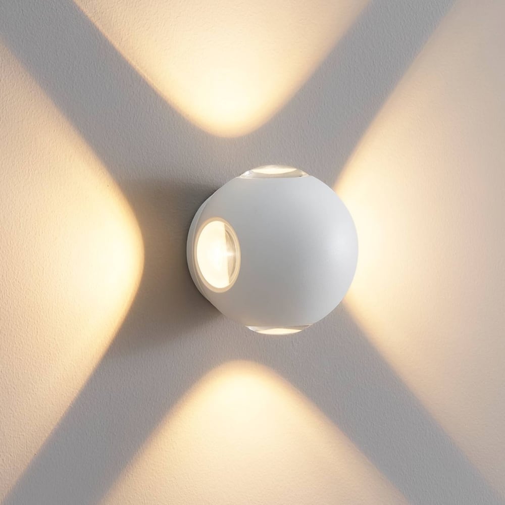 Applique en aluminium blanc 11.2 cm — vue 3