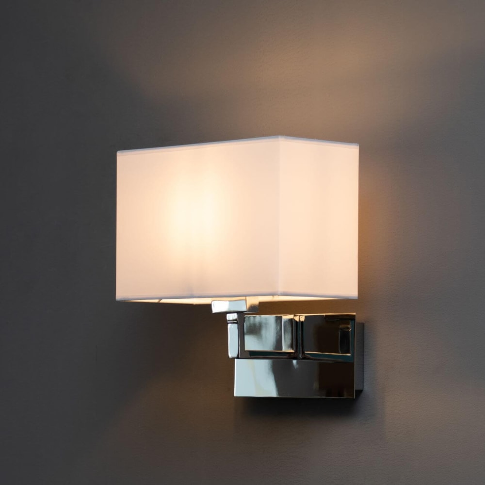 Applique en métal et tissu blanc 30 cm - Maisons du Monde
