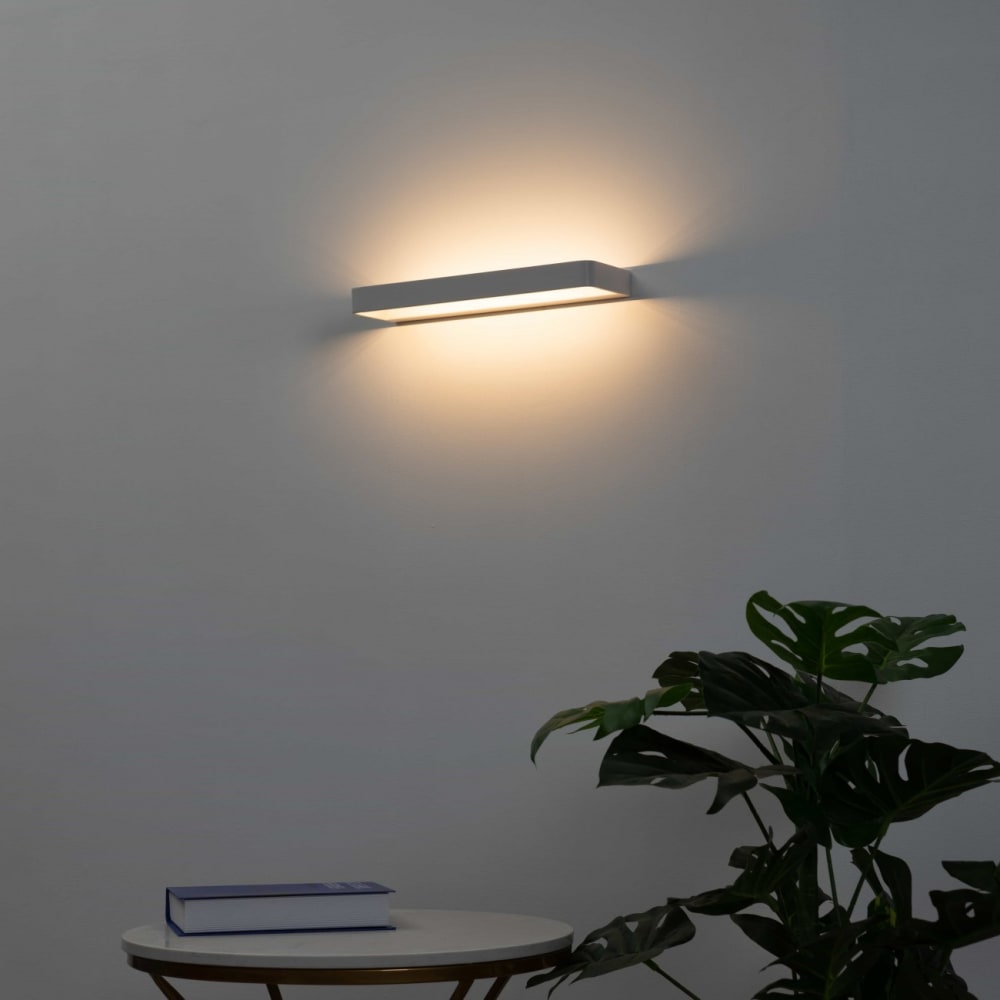 Applique en aluminium blanc 38 cm — vue 4