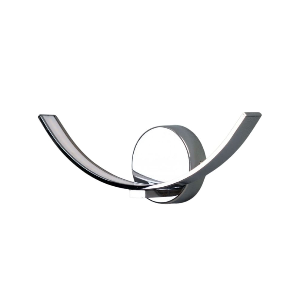 Applique en métal et pvc Argenté / Chromé 35.5 cm