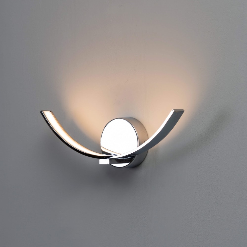 Applique en métal et pvc argenté / chromé 35.5 cm — vue 4