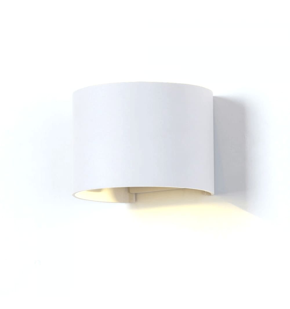 Applique en aluminium Blanc 14 cm