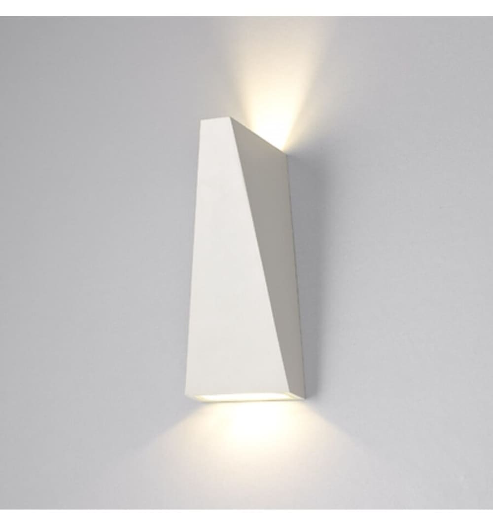 Applique en aluminium blanc 20 cm - Maisons du Monde