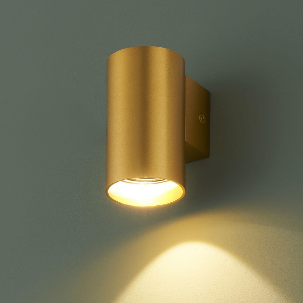Applique en aluminium doré / laiton 10 cm - Maisons du Monde