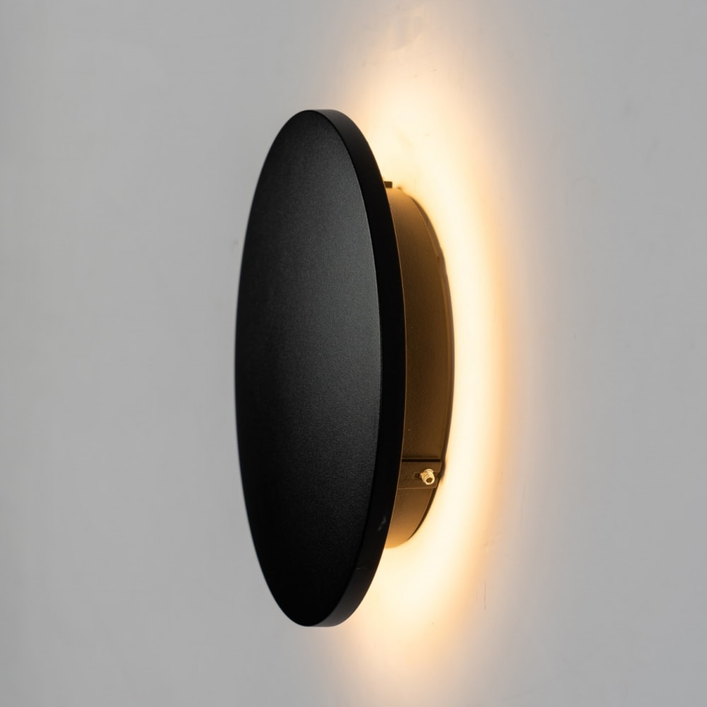 Applique en aluminium noir 18 cm — vue 4