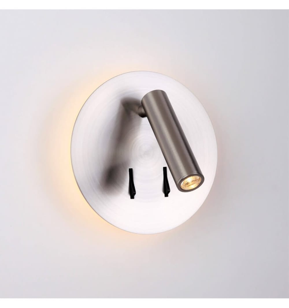 Applique en aluminium argenté / chromé 15 cm — vue 3