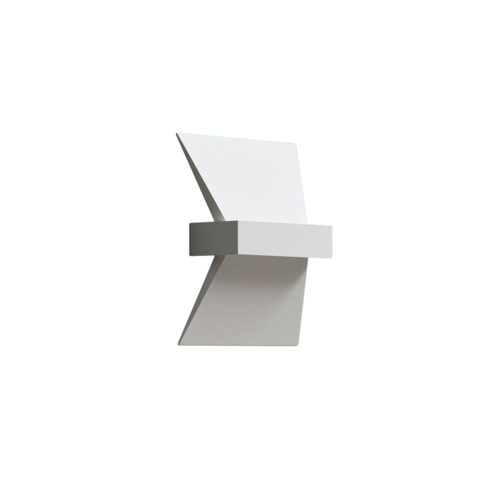 Kosilum Moderne Design-LED-Wandleuchte 5W - Senja Weiß Metall