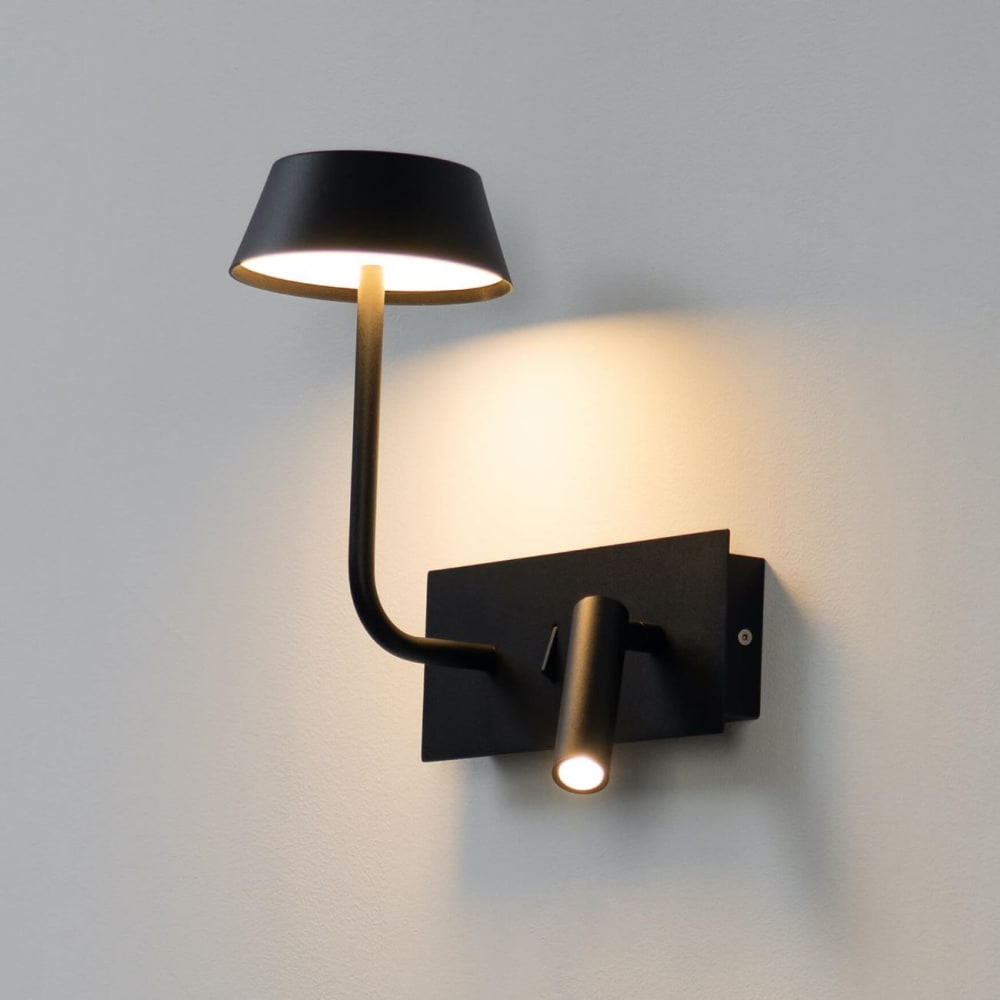 Applique en métal et aluminium noir 26.5 cm - Maisons du Monde