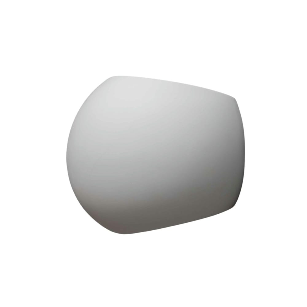 Applique en plâtre Blanc 15 cm