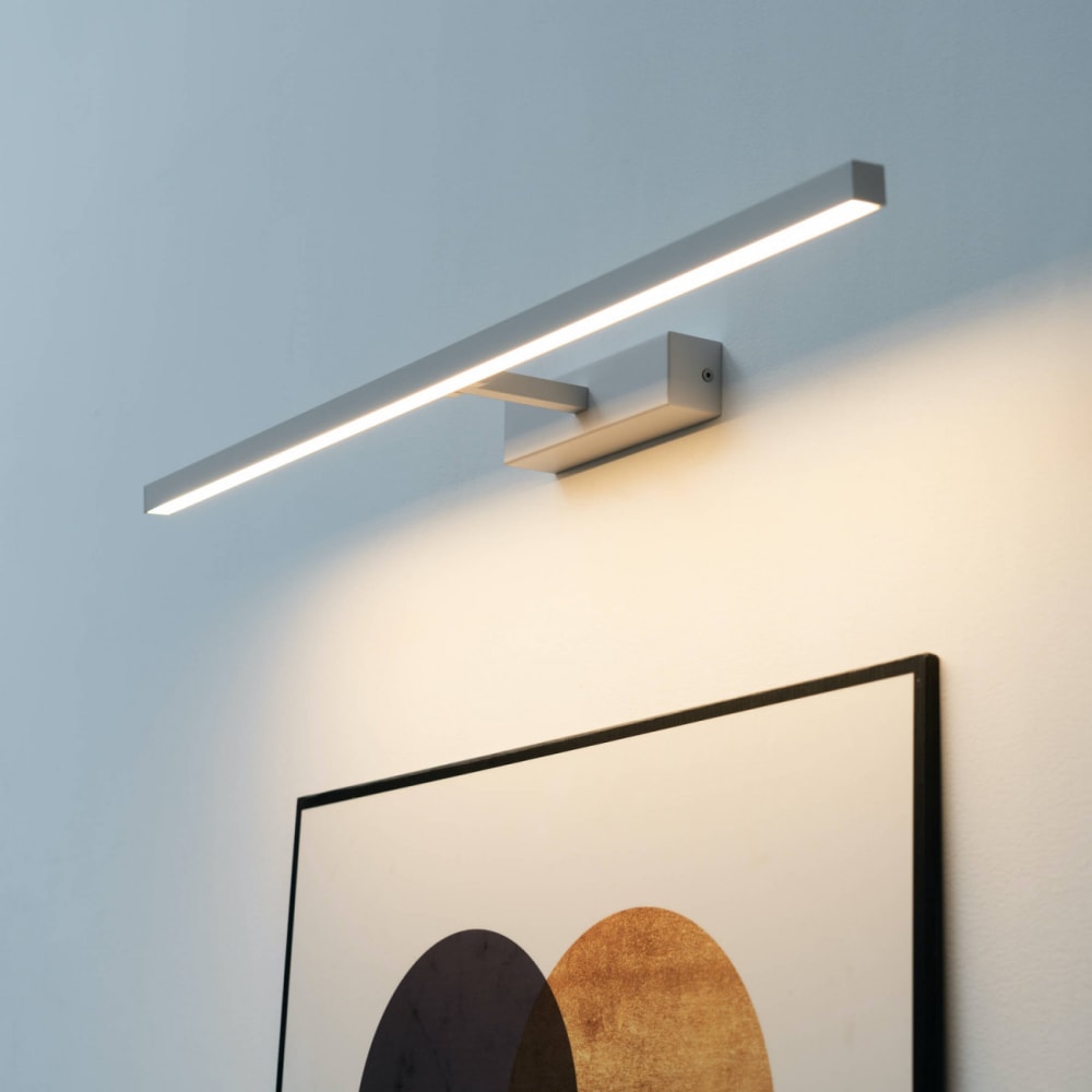 Applique en métal et aluminium blanc 80 cm - Maisons du Monde