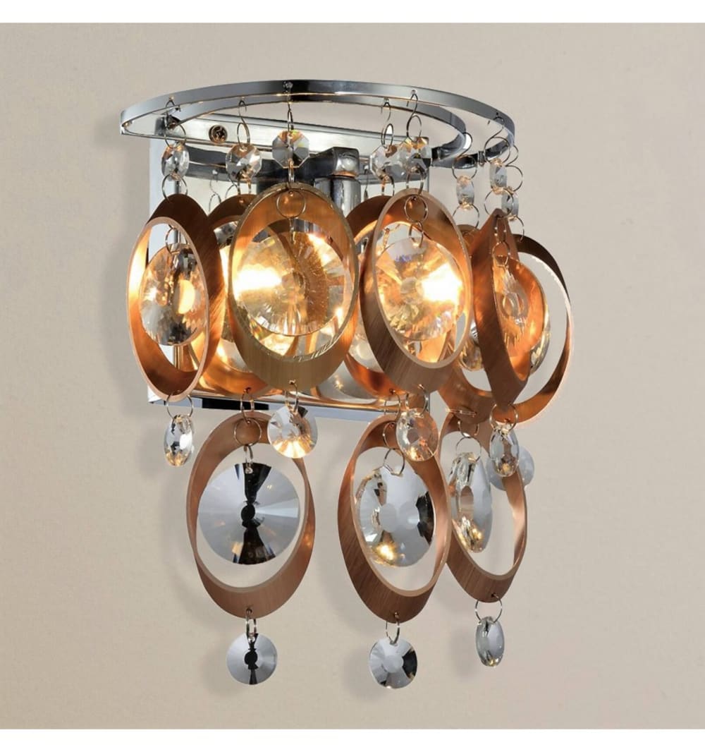 Applique en verre cuivre 20.5 cm - Maisons du Monde