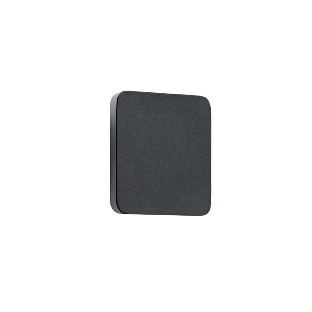 Applique en aluminium et acrylique Noir 13 cm