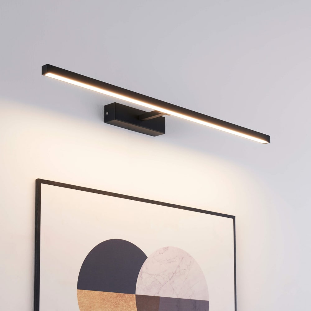 Applique en métal et aluminium noir 80 cm - Maisons du Monde