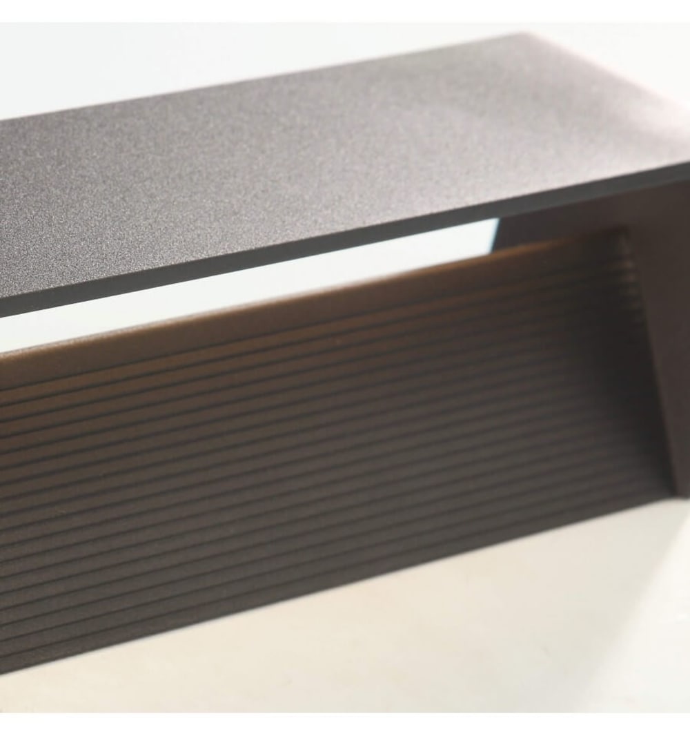 Applique en aluminium noir 53 cm — vue 4