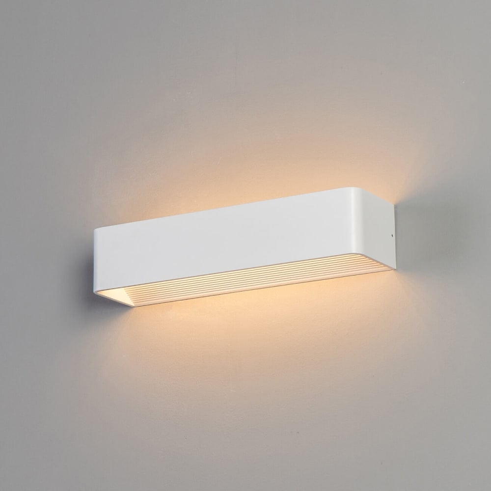 Applique en aluminium blanc 37 cm — vue 3