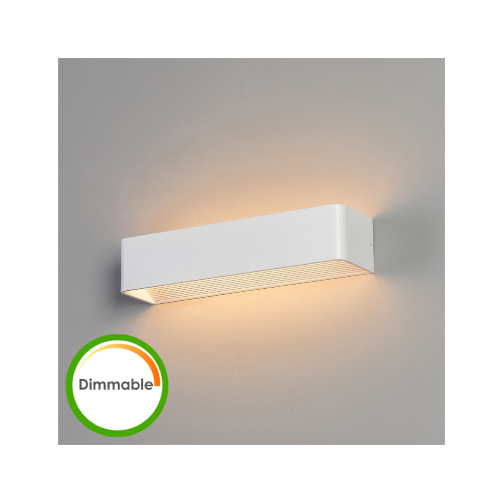 Applique en aluminium blanc 37 cm — vue 4