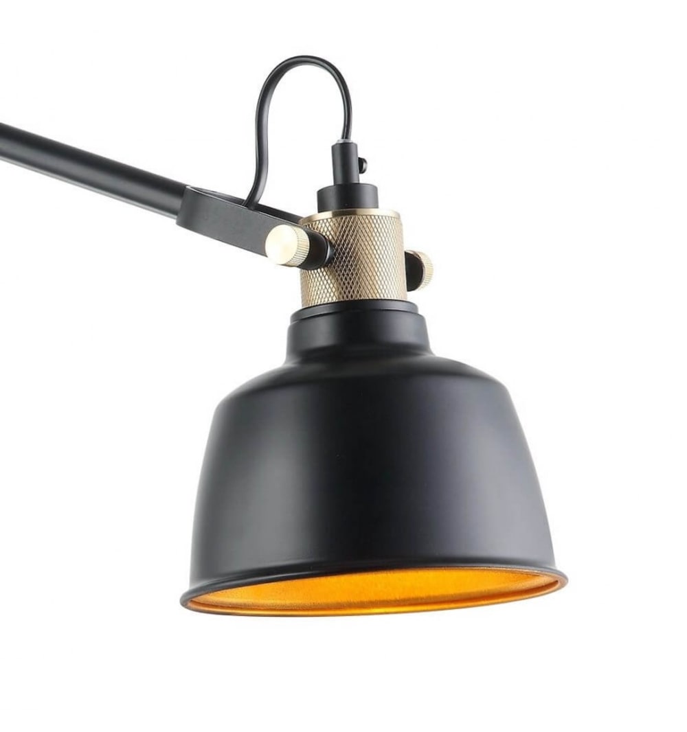 Applique en métal Noir 65 cm