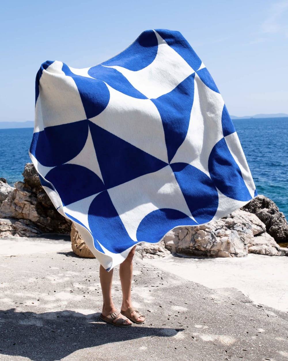 Plaid en coton noo.ma 200 x 150 cm - chaud et moderne — vue 4