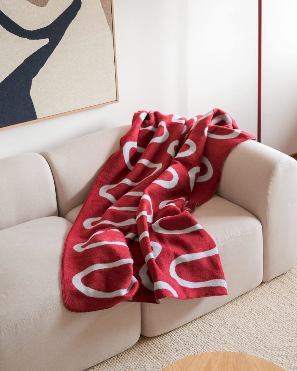 Noo.ma plaid en coton 200 x 150 cm - design moderne — vue 4