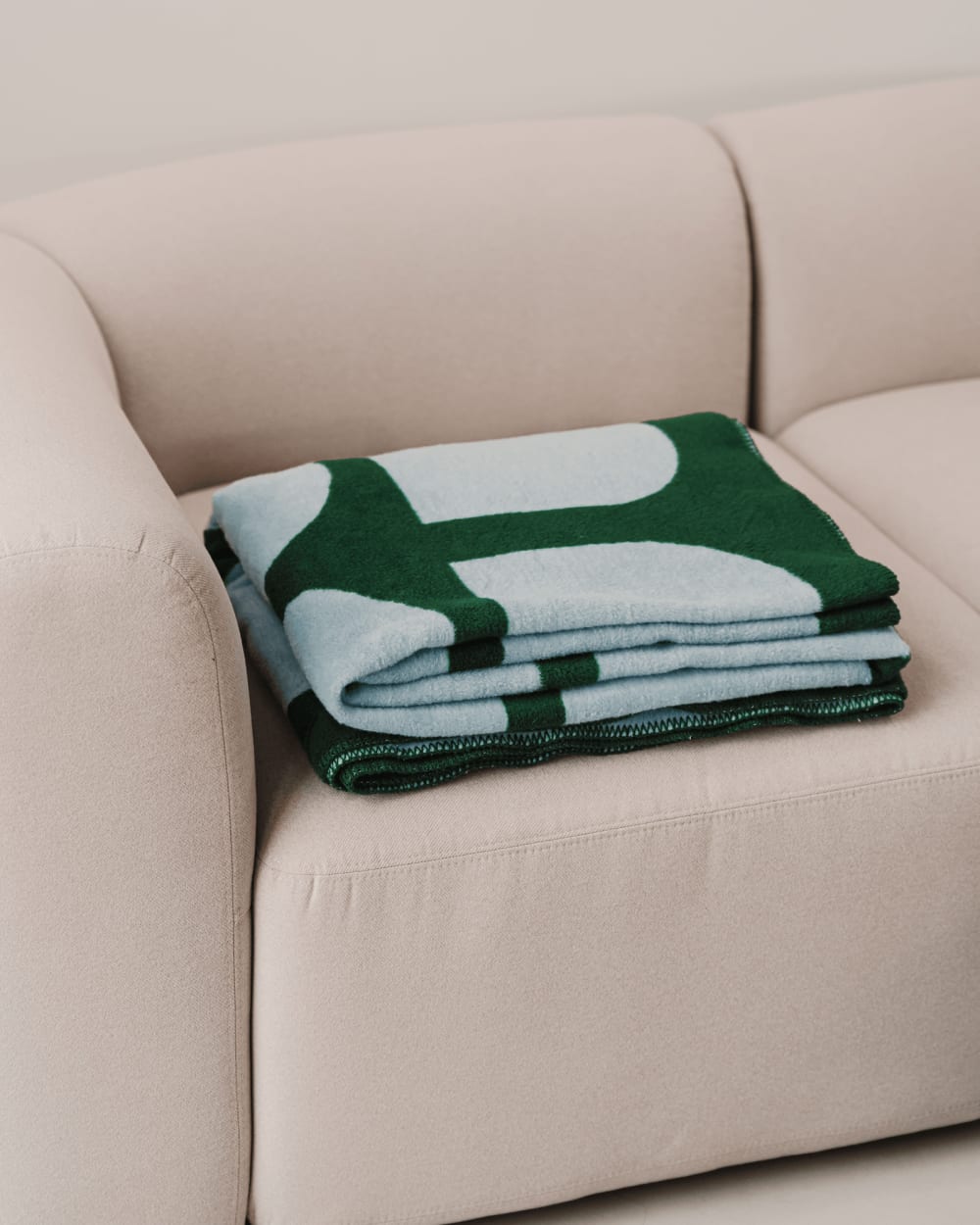 Noo.ma plaid en coton 200 x 150 cm - moderne, motif — vue 3