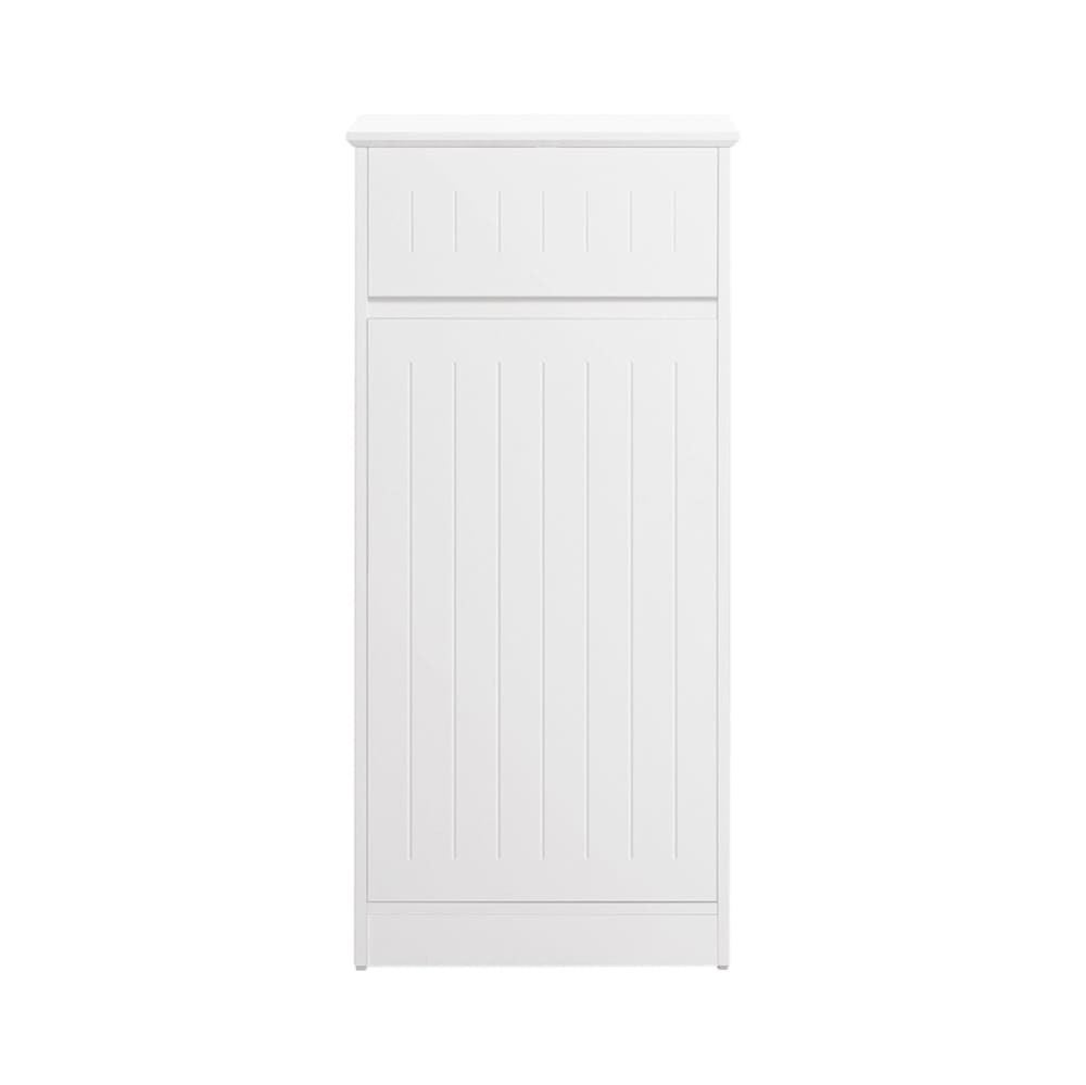 WäScheschrank Mit Ausklappbarem WäSchetruhe Holz Weiß