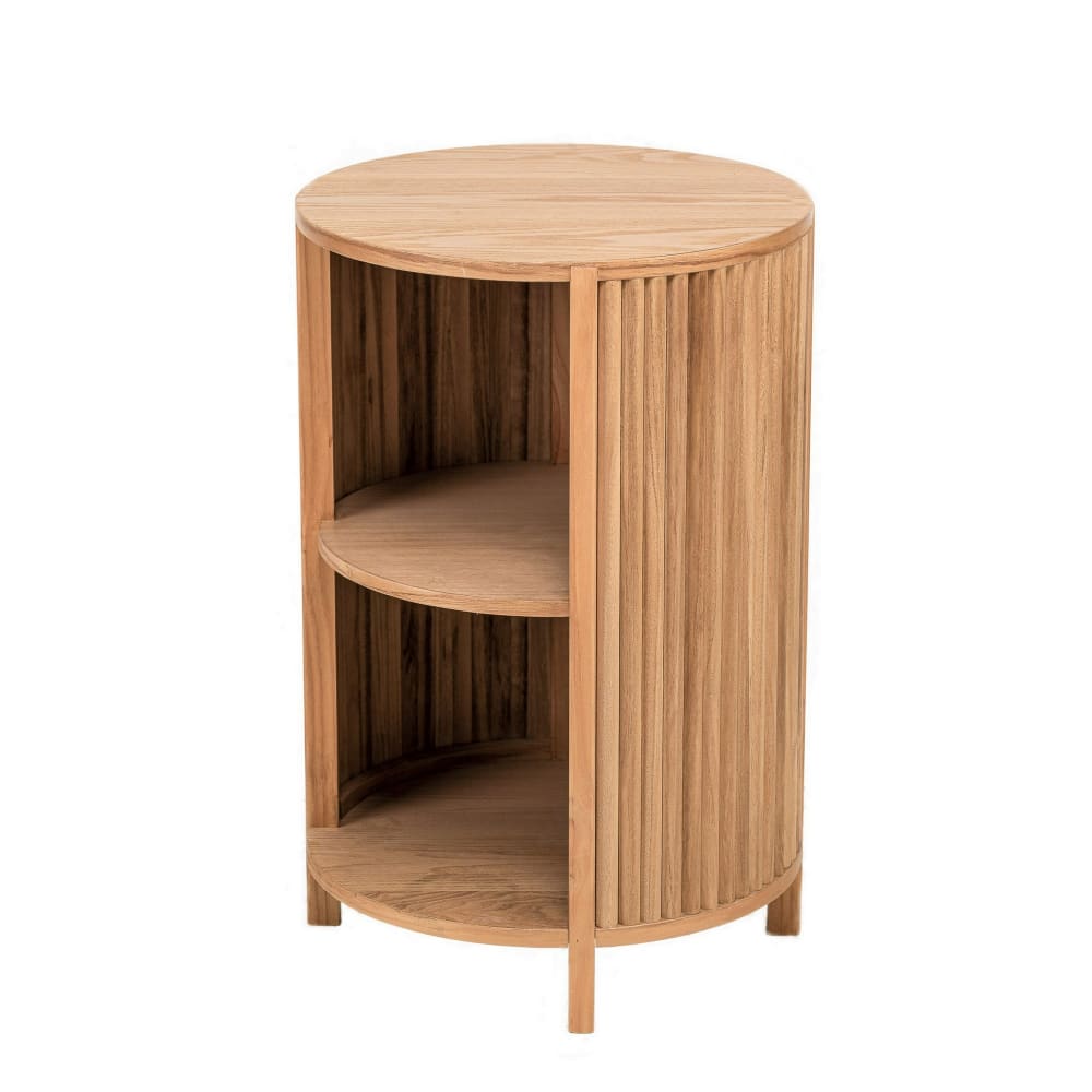 Table de chevet en bois naturel