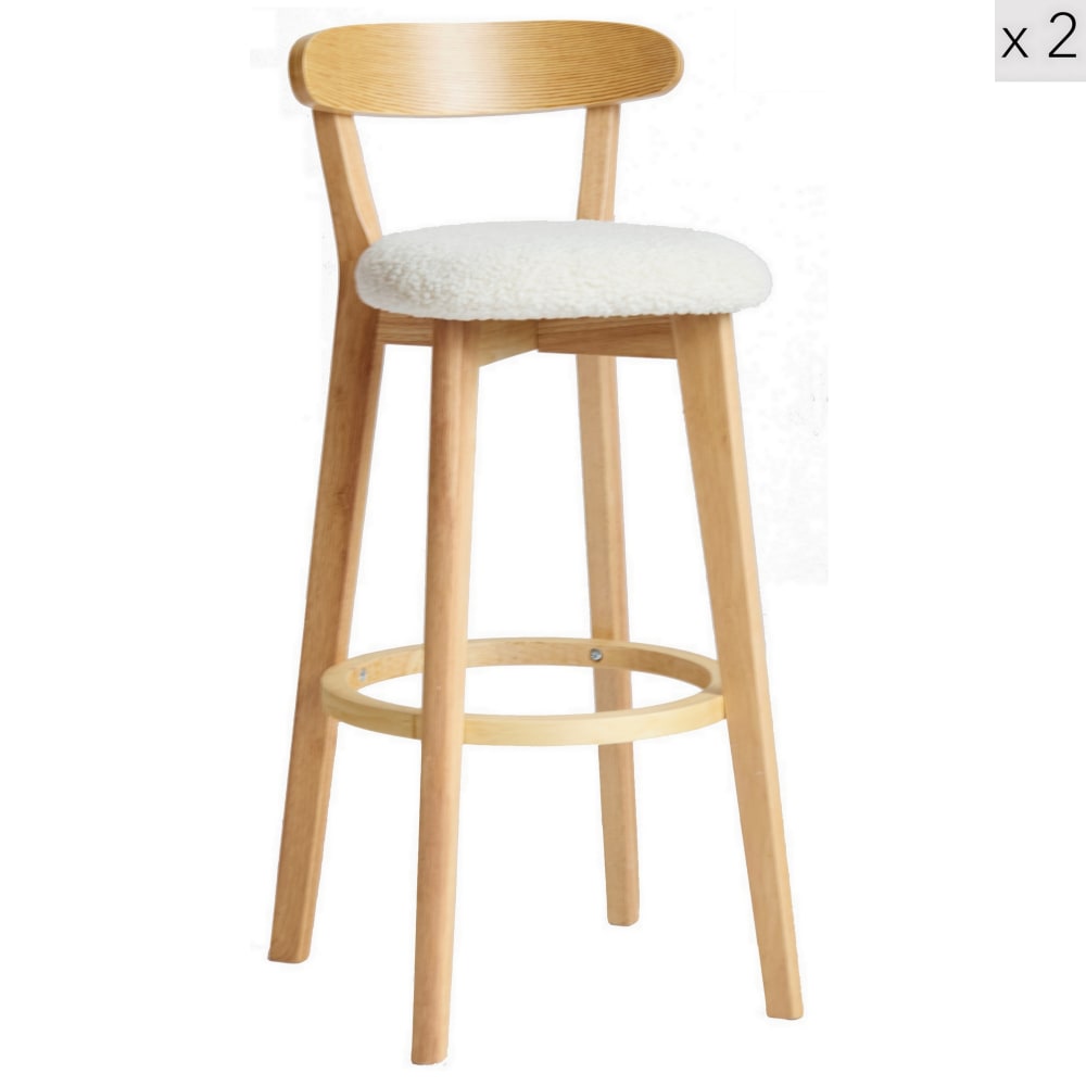 Lot de 2 tabourets de