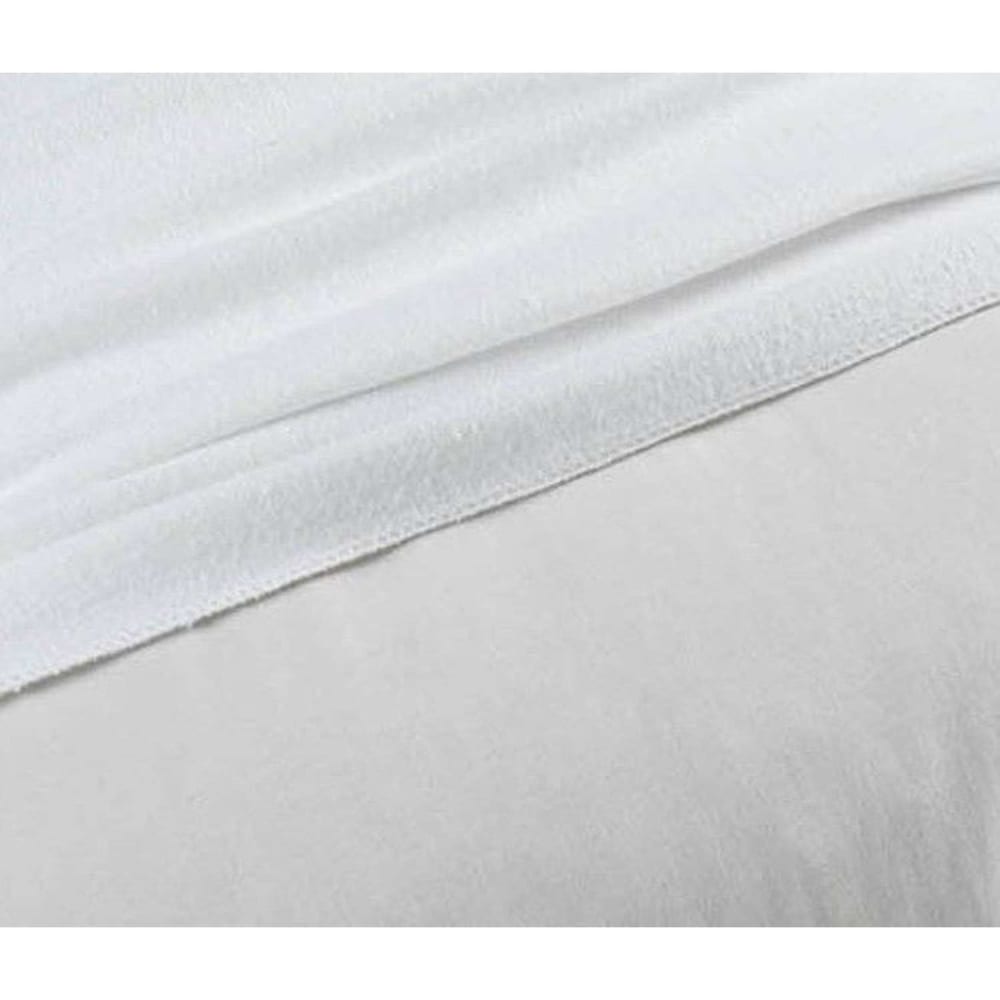 Protège oreiller molleton 100% coton blanc 65 x 65 cm - Maisons du Monde