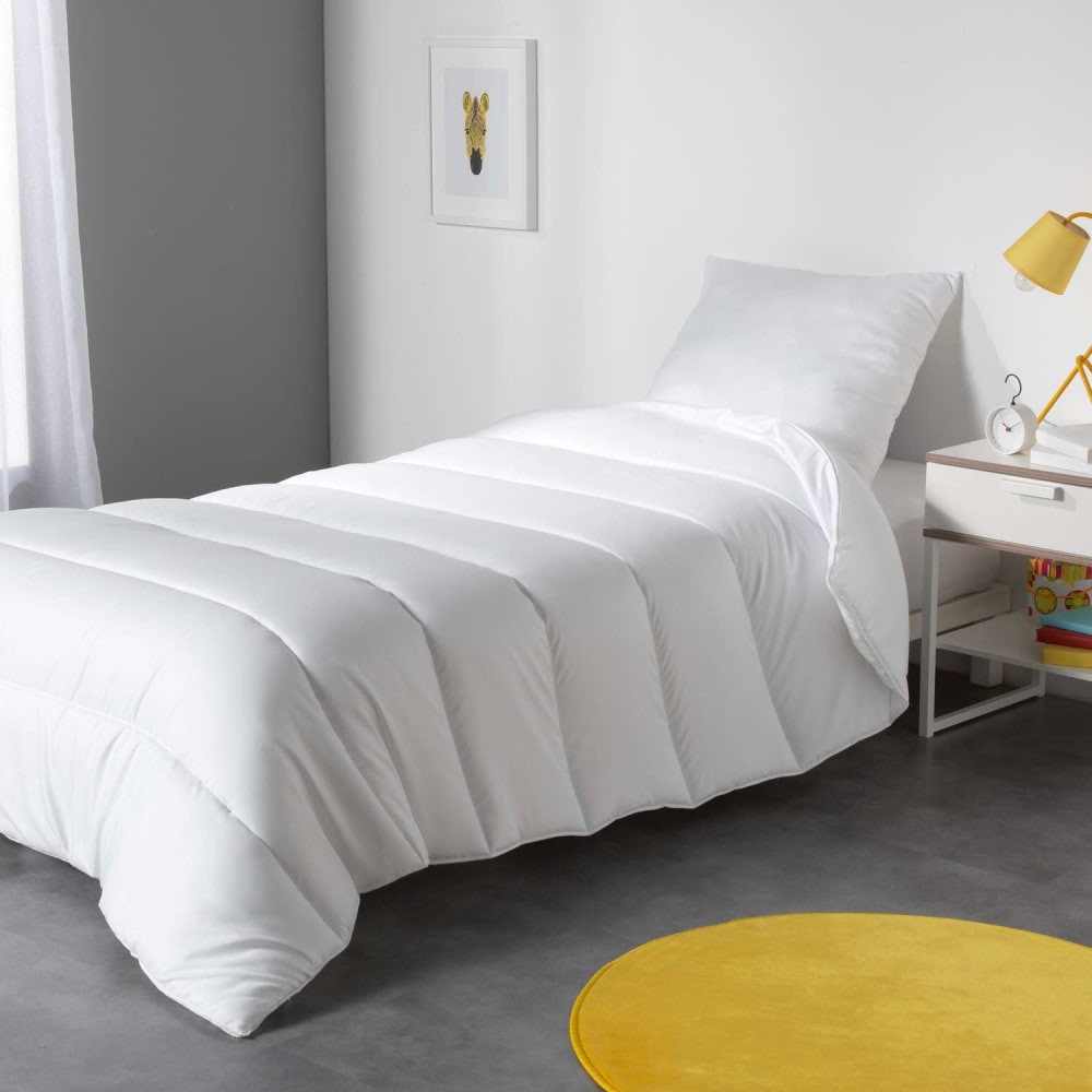 Couette premium polyester anti acarien blanc 140 x 200 cm - Maisons du Monde