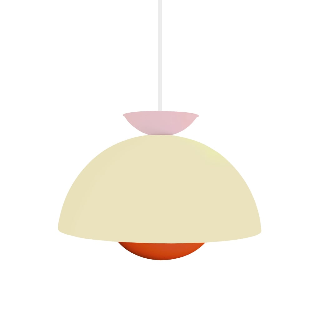 Suspension métal multicolor