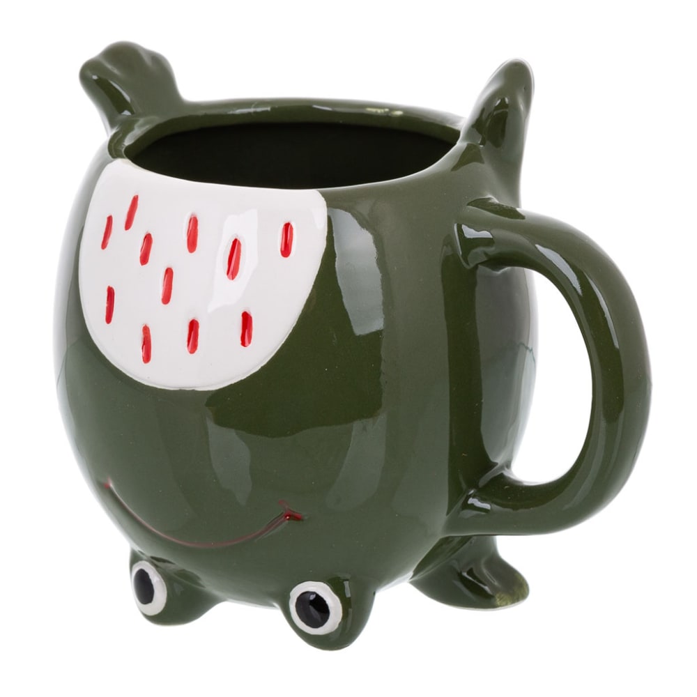 taza de desayuno verde 13x95x10h cm