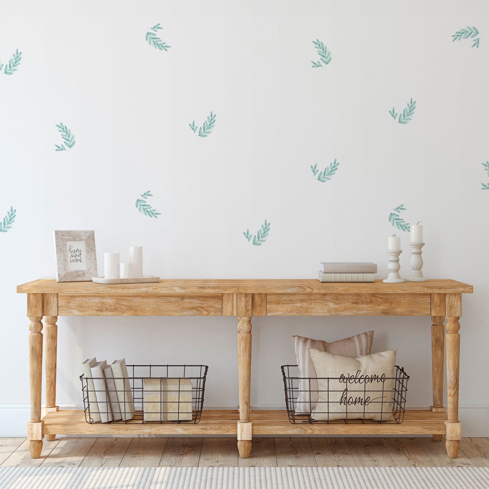 Stickers plantes de laurier aqua - Maisons du Monde