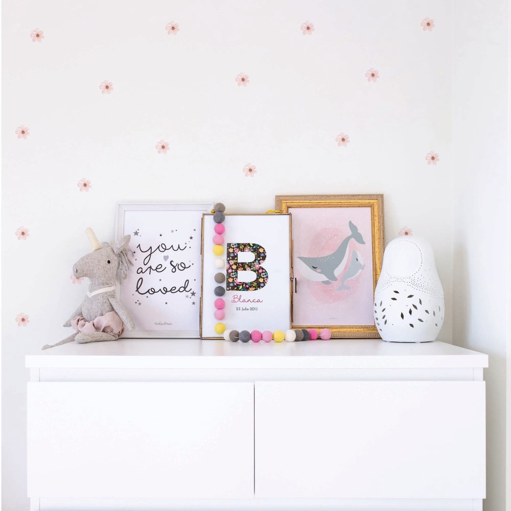 Stickers fleurs de marguerite rose - Maisons du Monde