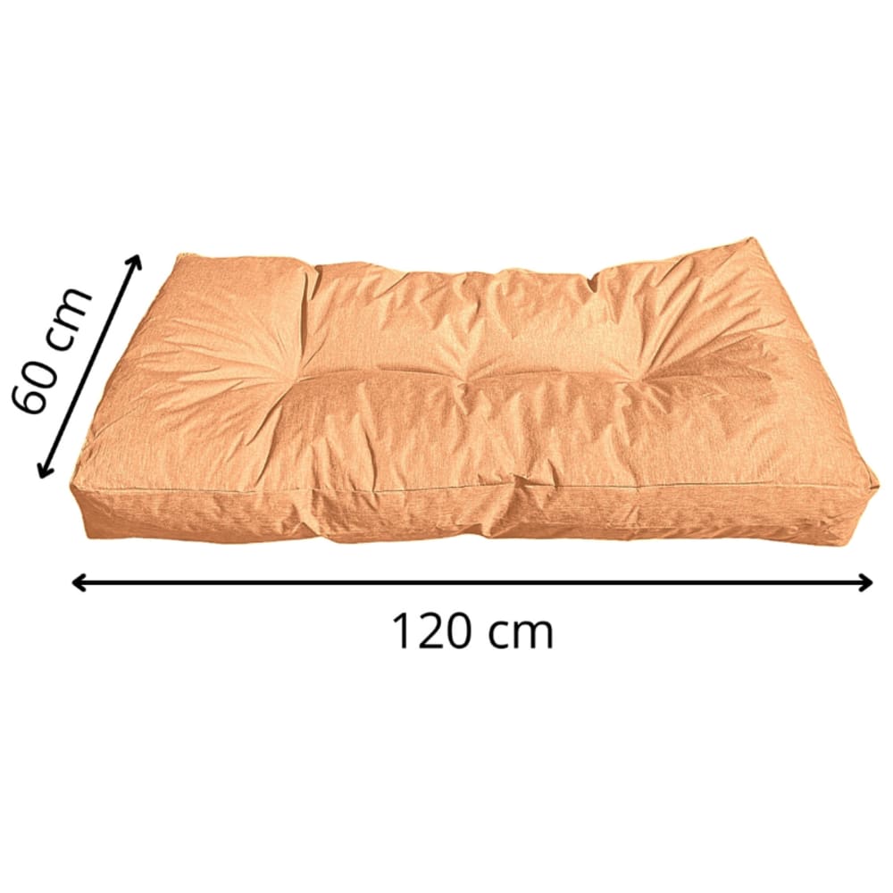 Coussin palette en polyester 120x60 cm orange - Maisons du Monde