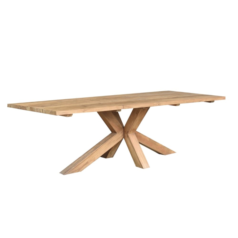Table en teck recyclé 12 places - Maisons du Monde