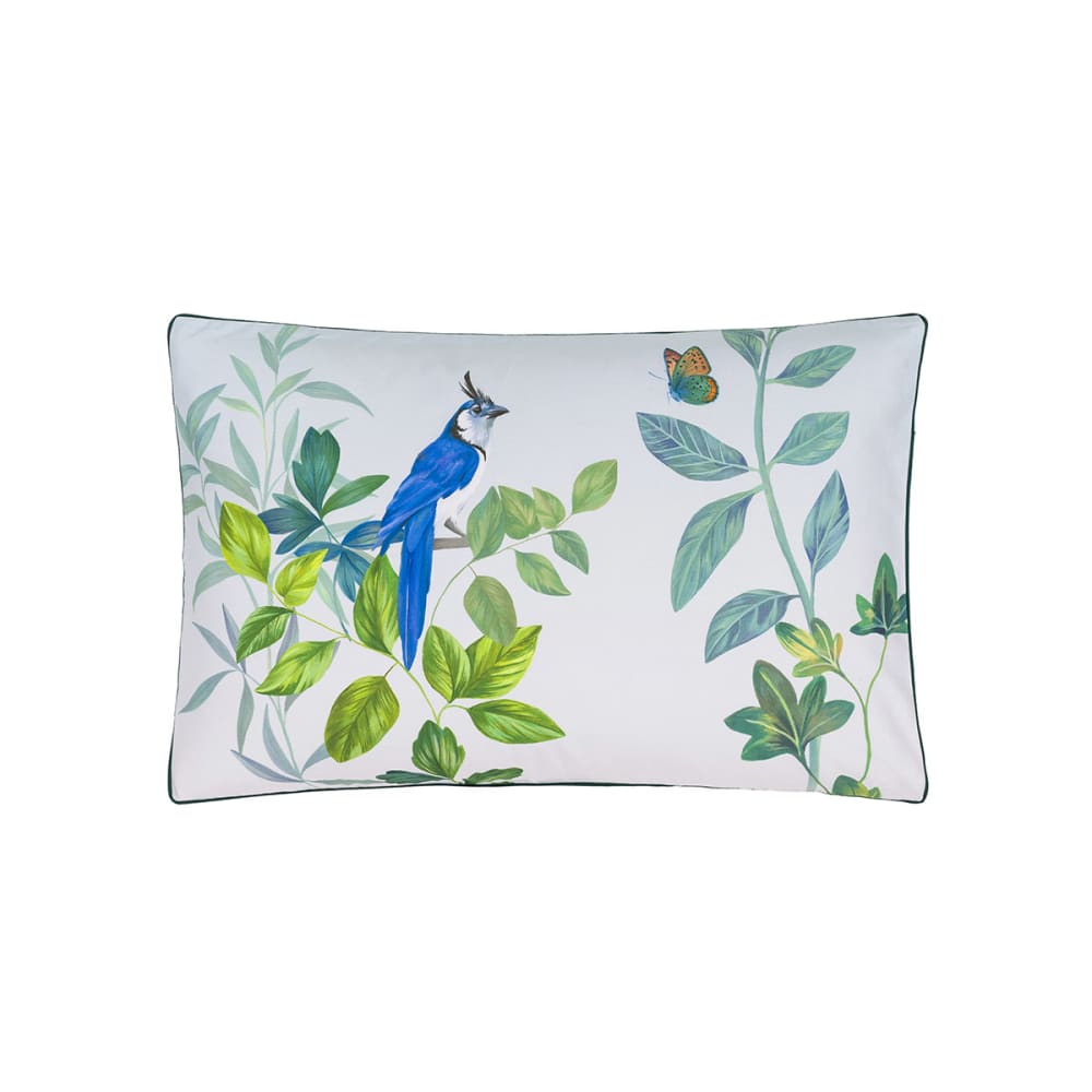 Taie d'oreiller imprimée en satin de coton multicolore 50x75