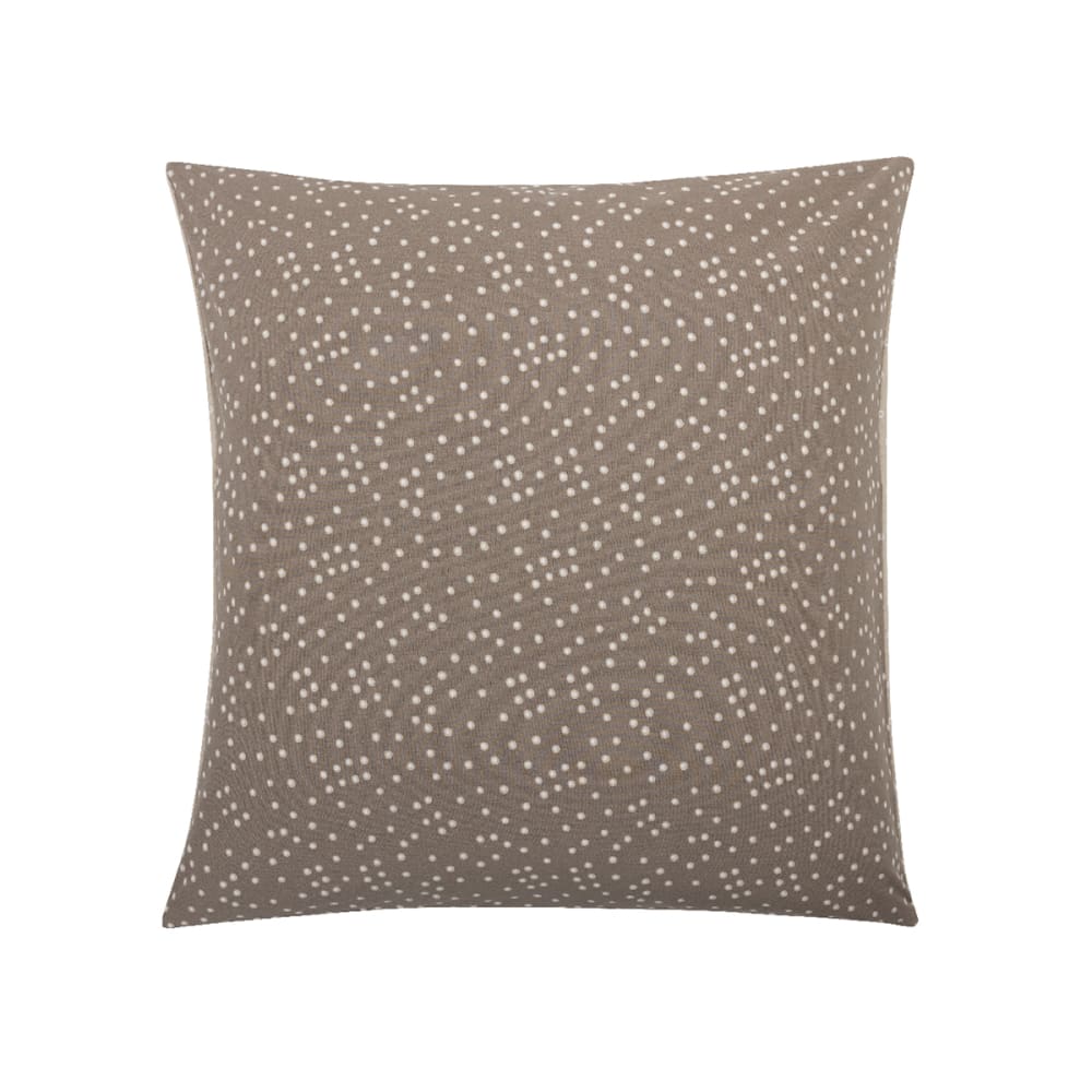 Taie d'oreiller imprimée en bambou marron 63x63
