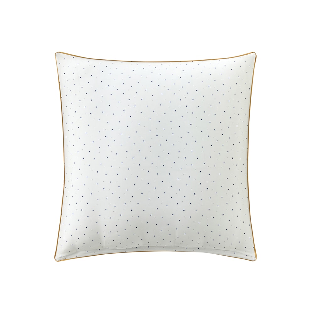 Taie d'oreiller imprimée en satin de coton bleu foncé 65x65 — vue 3